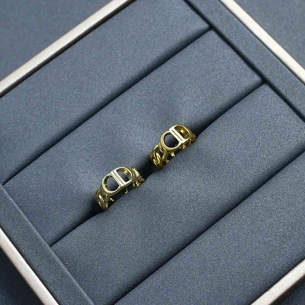 

new letter ring simple opening hand decoration personality fashion jewelry women, Silver