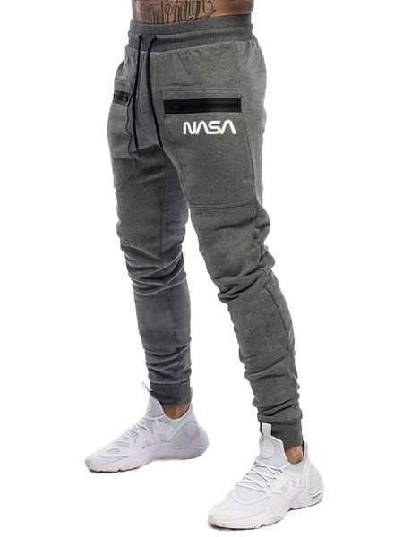 

men letter graphic zip pocket drawstring waist sweatpants 34uw#, Black