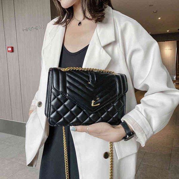 

bags handbags 2022 spring small square single shoulder messenger portable rhombic chain women's, Black;red