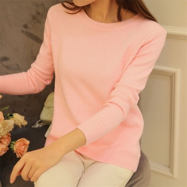 

0.3 autumn spring sweater female knitted jersey jumper women cashmere pullover tricot pull femme 201221, White;black