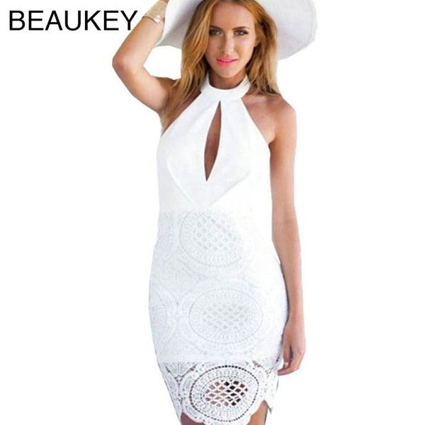 

lace halter keyhole arrival women bandage dress 210414, Black;gray