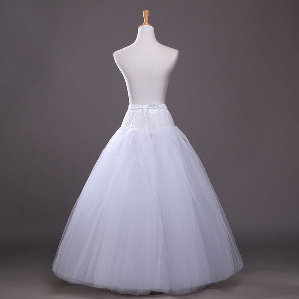 Echte Probe hochwertiges Ballkleid mit Plus -Größe Zwei Schichten Tüll Petticoat Rock 1 Hoop Petticoats Hochzeitszubehör