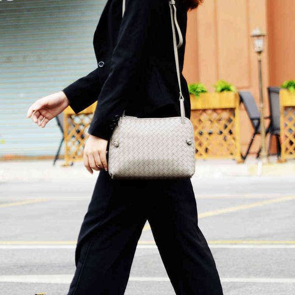 

women's shoulder bag 2022 trend female luxury designer handbag sheep skin genuine leather woven crossbody ladies bags high