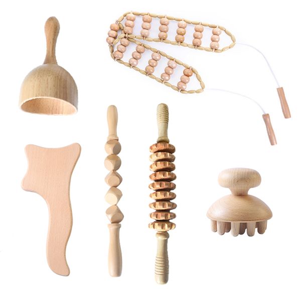

new arrivals 2022 massagers wood therapy wooden massage set