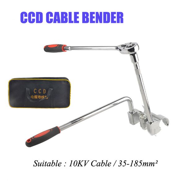 Utensili manuali CCD 10KV Cable Bender 35-185 Square Cable Bending Tool Chiave a cricchetto manuale