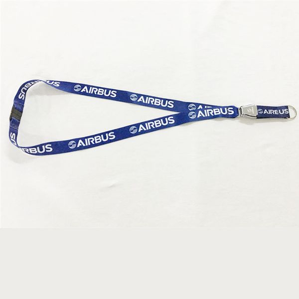 

airbus lanyard for pilot flight crew's license id card holder boarding pass string sling boeing airline airway airplane buckle airman f