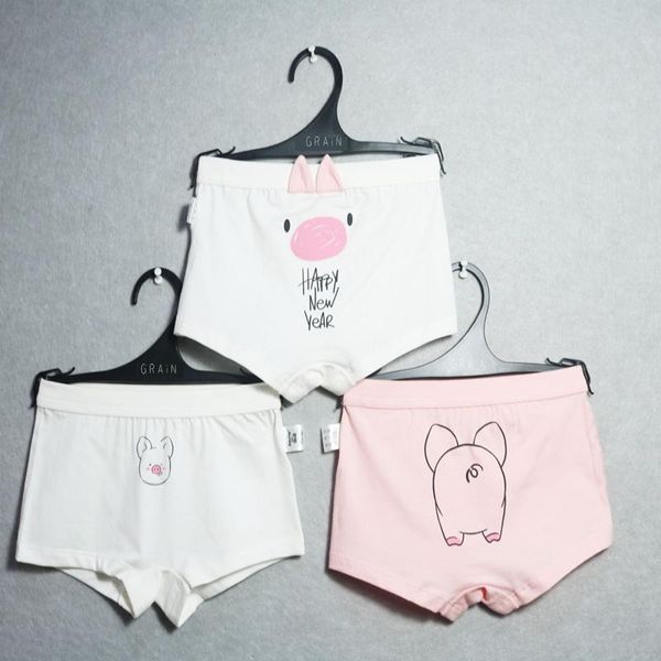 Calcinha de moda de moda cartoon de roupas íntimas para adolescentes algodão boxers fofos 8 12 13 anos