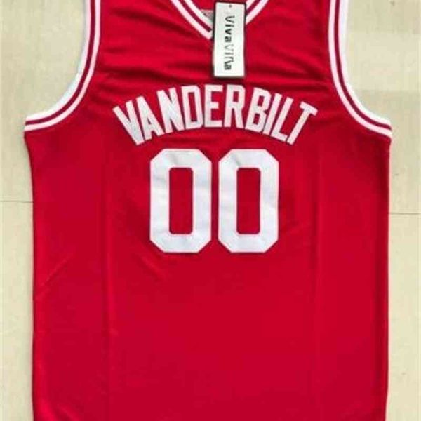 

c202 steve urkel jersey #00 vanderb muskrats high school basketball jersey double stitched name and number high quailty fast shipping, Black