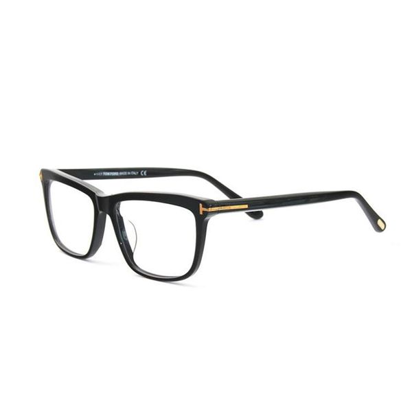

fashion sunglasses frames tom brand vintage square handmade acetate prescription glasses women men optical myopia reading eyeglass275c, Black