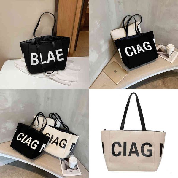 

new fashion design advanced sail cloth bag letter trend portable leisure woman bags designer crossbody handbag
