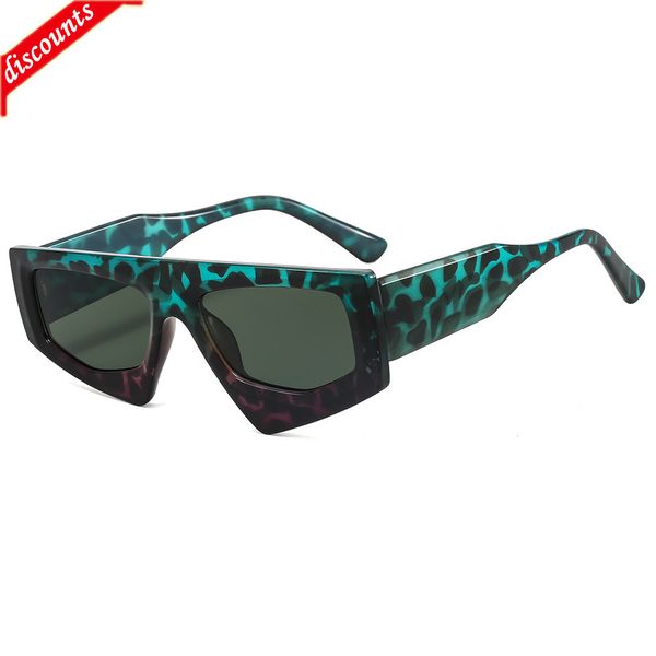 

men's women's fashion trend brand sunglasses wholesale new personalized polygon frame universal triangle sunglass, White;black