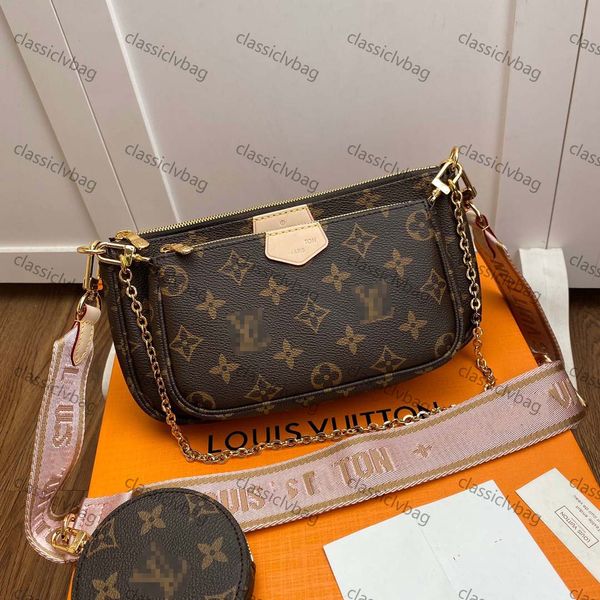 

wallet women designer shoulder crossbody purses chain bag tote round coin purse handbag fanny tote mini 3-piece suit classical wallets backp