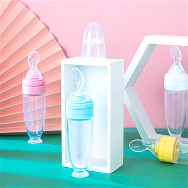 

baby feeding supplies rice paste milk bottle silicone soft bowl and spoon set 6 e3