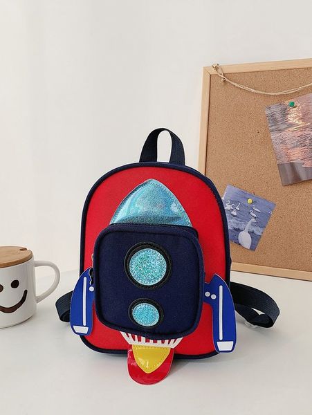 

boys rocket decor backpack she
