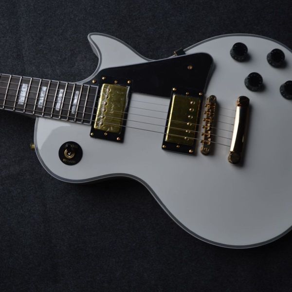 

classic white mahogany rosewood fingerboard gold accessories electric guitar