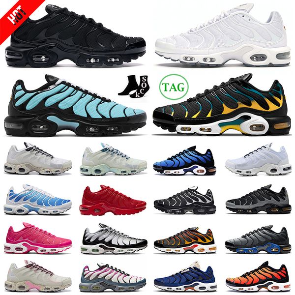 

plus tn boots women men running shoes triple black white cordura crater future pewter navy sky blue metallic silver hyper volcano trainers s