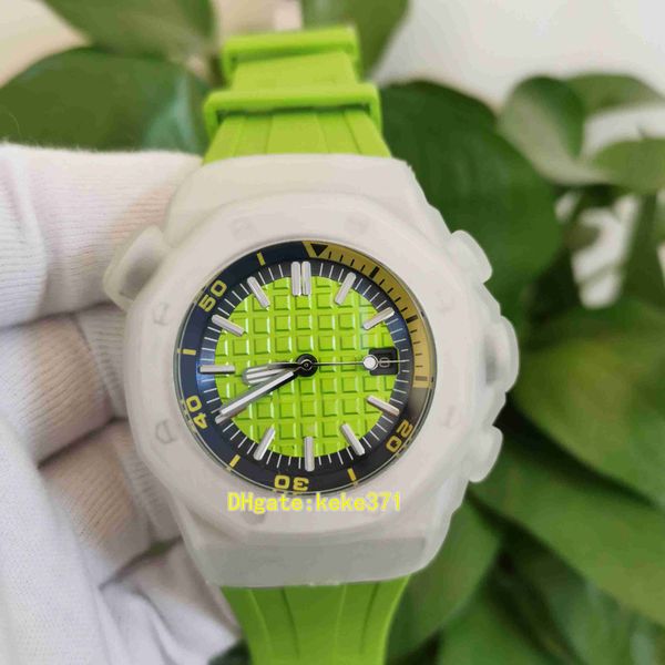 

2 color excellent quality watches 42mm diver 15710 15710st.oo.a038ca.01 asia 2813 movement transparent mechanical automatic mens watch men&#, Slivery;brown