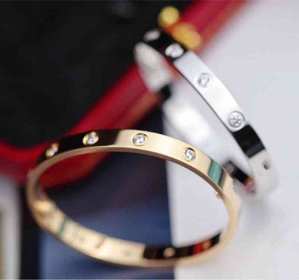 

designer carti er v gold new cnc craft card family wide version screw buckle bracelet ten diamond four diamond bracelet ccdy99 zrf4 s2kk, Silver