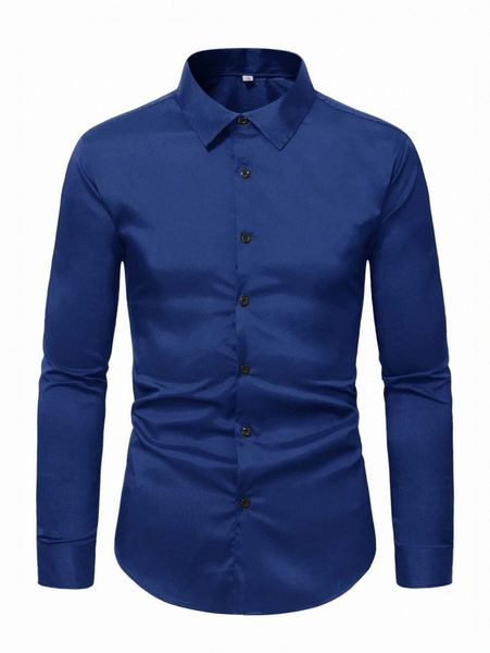 

men solid button front shirt r1v7#, White;black