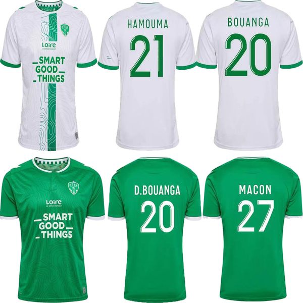 

22 23 maillots as saints etienne soccer jerseys home and away 2022 2023 maillot asse etienne khazri aouchiche beric nordin hamouma football, Black;yellow