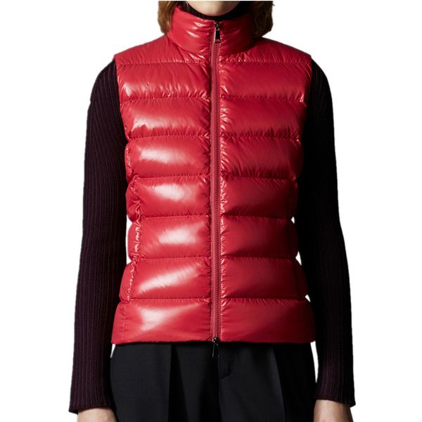 

womens vests fashion winter vest down jacket gilet waistcoat jackets spring thermal clothing outdoor couples keep warm slim fit coat badge d, Black;white