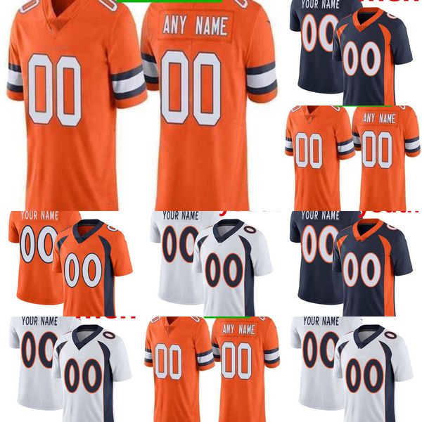 

custom 3 russell wilson 2 patrick surt ain ii denver''broncos''7 john elway 33 javonte williams 14 courtland sutton 10 j, Black;red