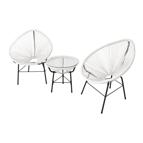

3 pieces patio furniture set outdoor all weather hand-woven pe rattan conversation bistro set 2 coffee table sets for backyard livingroom ba