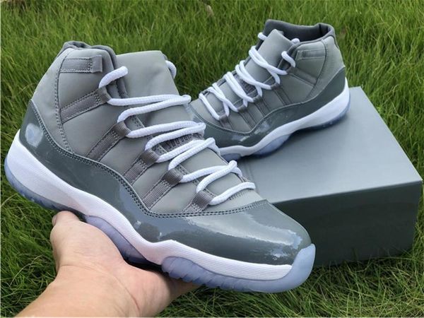 

brand shoes authentic 11 high og mens womens basketball outdoor medium grey white cool gray real fiber outdoor sneakers original