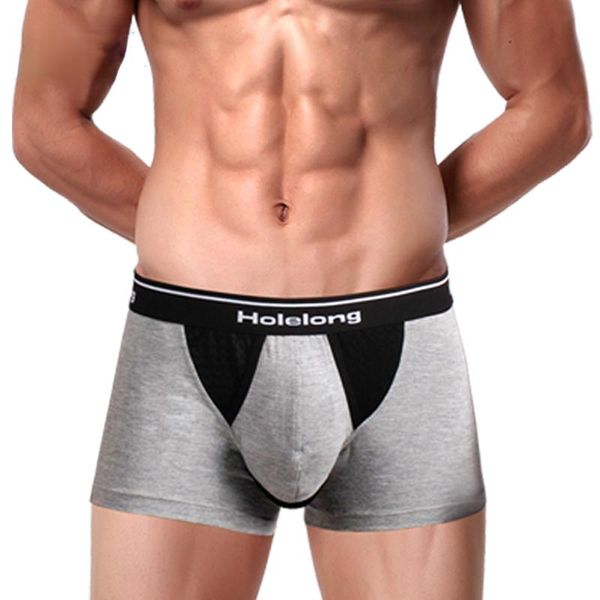 UNDUPTS 3 Pack Erkekler Modal Boksör Scrotum Torba Penis Ayrılması Nefes Alabilir Fonksiyonel Uzun Süreli Seks Boxerunderpants