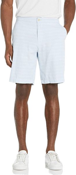 

men's saltwater 9.5" flat front drawstring short t9b2#, White;black