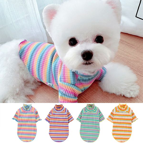 Camicia da camicia per cani da cane abbigliamento per animali domestici graziosi abiti per la gonna da pet primaverile roupas camicia da fondo per cucciolo costume da cucciolo abiti da cucciolo estate