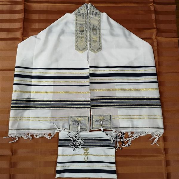 

messianic jewish tallit talit prayer shawl t200225274k, Blue;gray