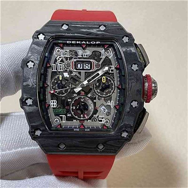 

watches wristwatch designer luxury mens mechanics watch richa milles wristwatch mechanical devil carbon fiber tourbillon hollow swiss movem, Slivery;golden