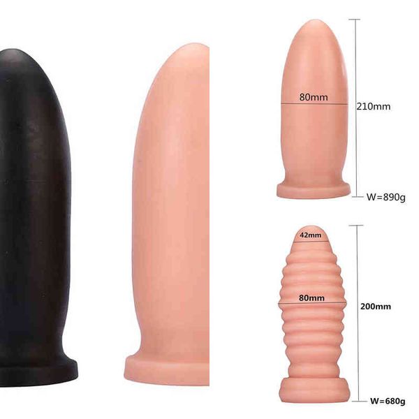 Erotik Anal Spielzeug Riesiger Butt Plug Big Dildo xxl Monster Faust Sex Vagina Orgasmus e Sexy Produkte Männer Erwachsene Nur Buttplug Stimulator 220507