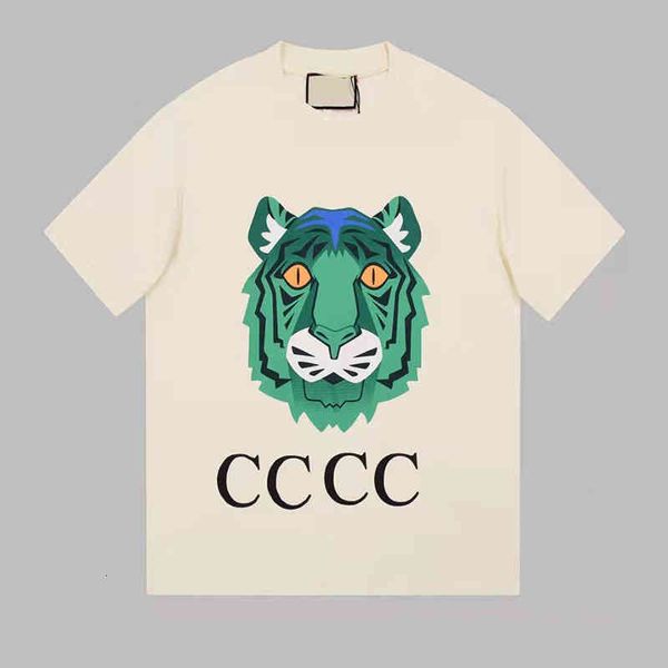 

women's t-shirt summer tiger short sleeve t-shirt for men and women, White