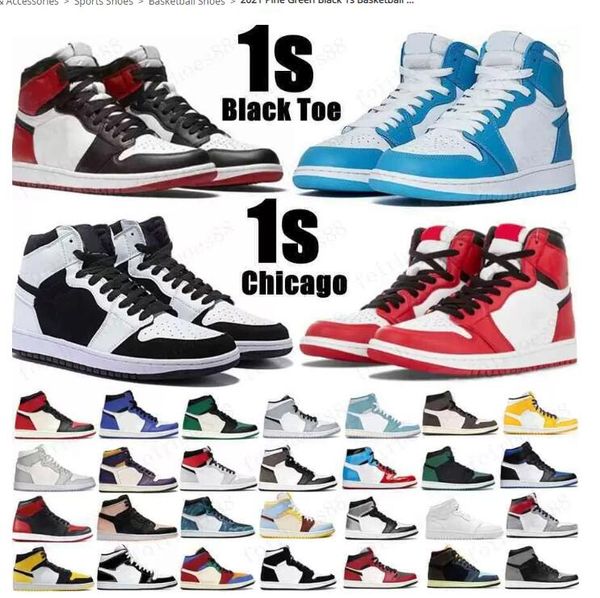 

55color 1 1s men basketball shoes mid banned hyper royal high dark mocha mens women twist trainers off sneakers 36-46