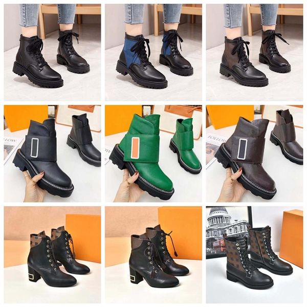 

new ankle boots women pocket bag muffin platform ankle boots mid tube knight boots motorcycle shoes 10p30012475, Black