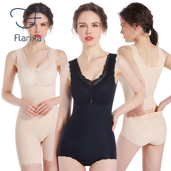 

one piece shapewear waist shapers trainer back take off bodysuit seamless womens corset with bra body shaping underwear, Black;white