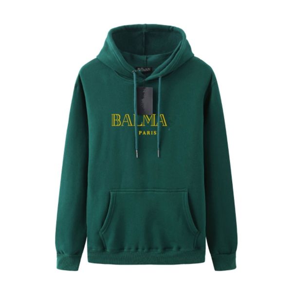 

2122 ba lmain men hoodies designer hoodie street hip hop cotton loose fit womens sweatshirt top, Black;green