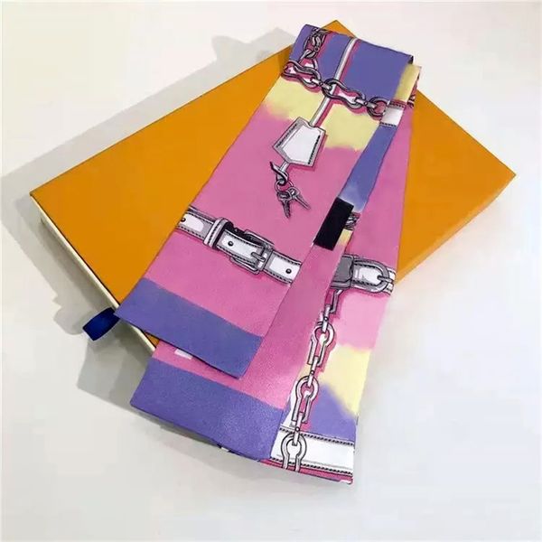 

2021 women's fashion scarf designer classic handbag all-go scarves high-quality silk high-end luxury brand neckerchief, Blue;gray