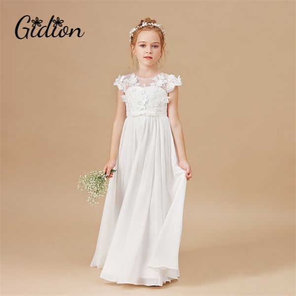 

flower girl dresses applique sleeveless kids birthday party pageant gowns weddings first communion elegant dresses 214t 220618, Red;yellow