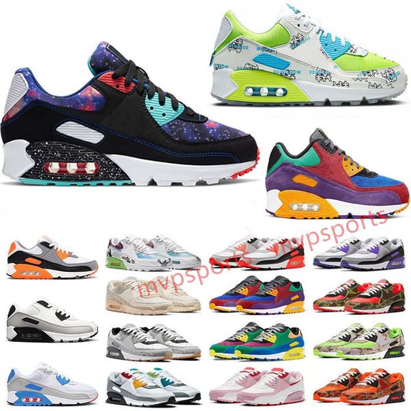 

mens 90s classic max running shoes women 90 casual athletic black white ultra 2.0 essential sneakers shoes maxes sports, Black;brown