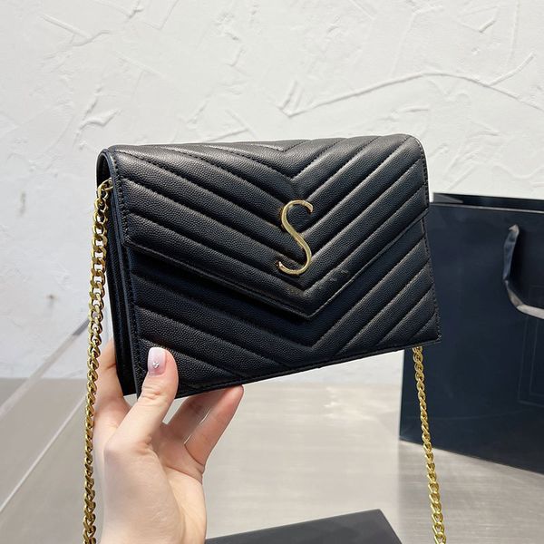 

messenger genuine leather handbag shoulder shopping bags woc crossbody chain bag plain envelope women handbag purse fashion bags female clut