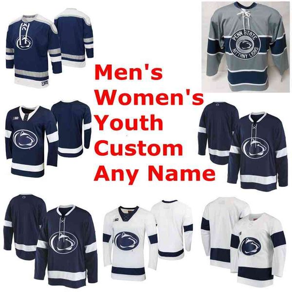 

penn state nittany lions college hockey jerseys mens cole hults jersey kevin kerr chase berger brandon biro nikita pavlychev custom stitched, Black