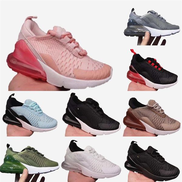 

riginal kids sport trainers fashion childrens kid shoes boys girls lace up running shoe sneakers eur22-35271b, Black