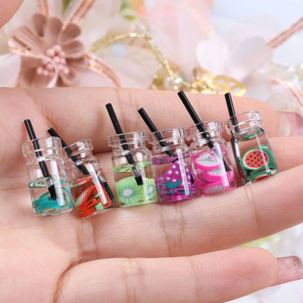 

3d fruit tea bottle miniature 1.8 x 1cm 1222522