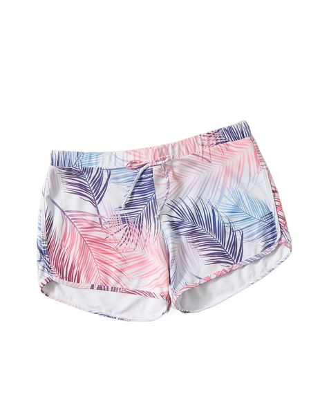 

plus plant print bikini bottom l8wb#, Black