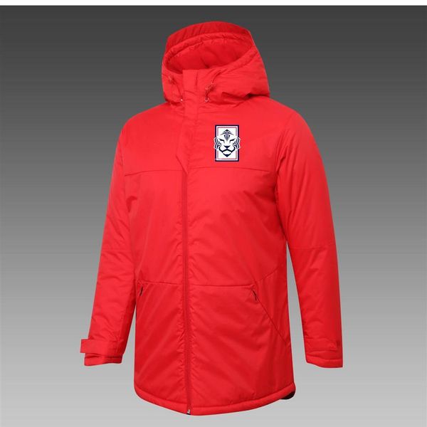 

mens south korea down winter jacket long sleeve clothing fashion coat outerwear puffer soccer parkas team emblems customized281k, Black