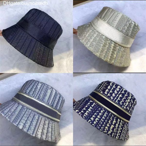 

bucket hat beanies designer cap men women winter fisherman's hats circumference nm22, Blue;gray