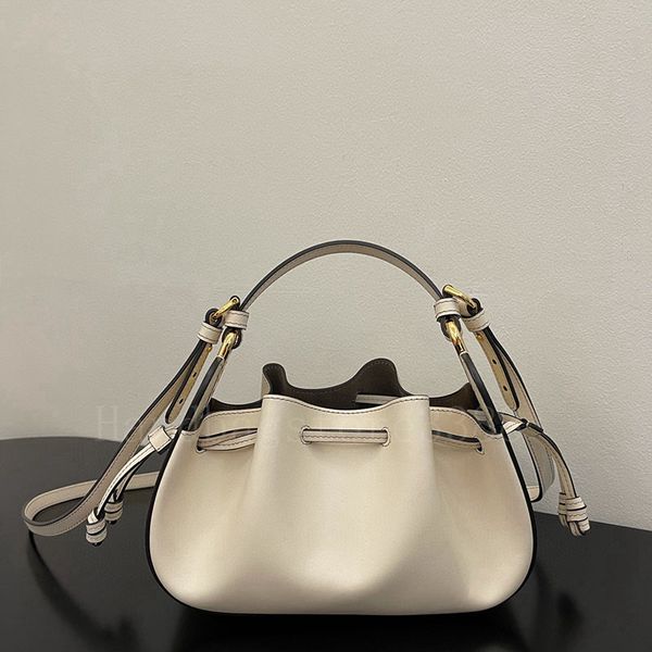 

bucket bags leather handbags designer bags woman lady luxury plain classic shoulder crossbody fashion wholesale ruched cowhide pomodorino ne